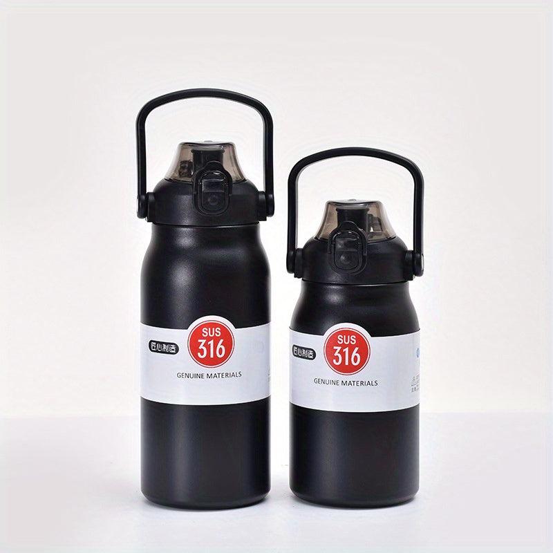 1000ml Stainless Steel Outdoor Water Bottle with Handle