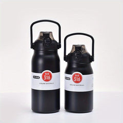 1000ml Stainless Steel Outdoor Water Bottle with Handle