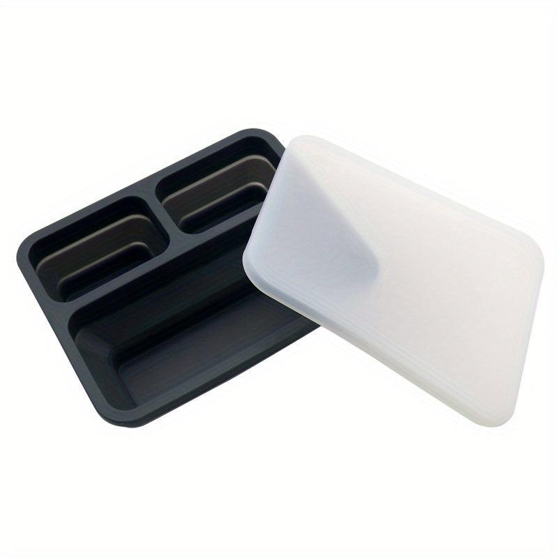 Foldable Square Bento Boxes for Outdoor Dining