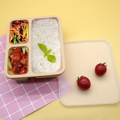 Foldable Square Bento Boxes for Outdoor Dining