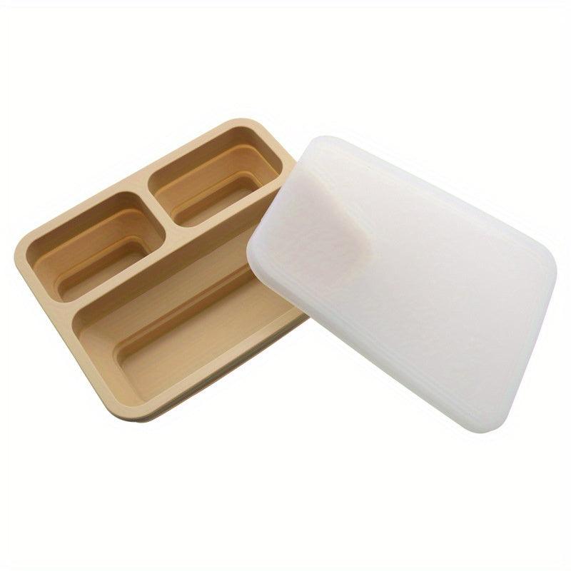 Foldable Square Bento Boxes for Outdoor Dining