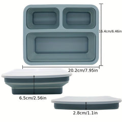 Foldable Square Bento Boxes for Outdoor Dining