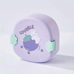Japanese Style Round Fruit Bento Box with Lid - Teens Essential
