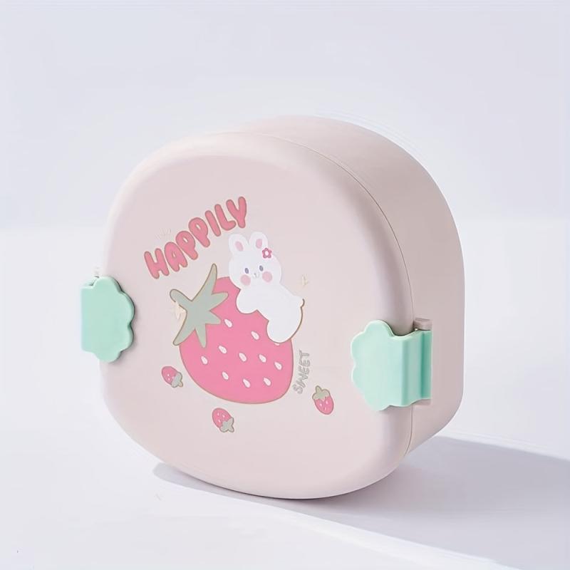 Japanese Style Round Fruit Bento Box with Lid - Teens Essential