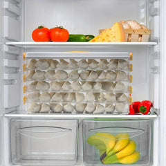 Portable Dumpling Box with Lid - Sealed Food Preservation Container