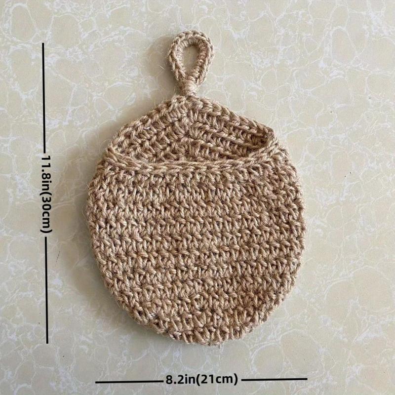 Jute Hanging Basket Organizer for Vegetables