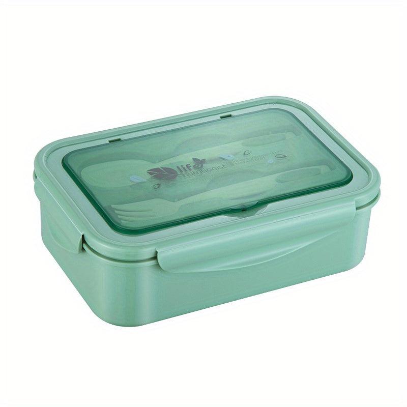 1100ml Bento Lunch Box Spoon Fork BPA-Free Food Safe Teenager Worker
