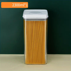 Press Type Food Storage Container With Lid Pantry Organization