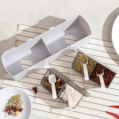 Wall Mounted Seasoning Box Kitchen Storage Salt Seasoning Jar