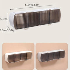Wall Mounted Seasoning Box Kitchen Storage Salt Seasoning Jar
