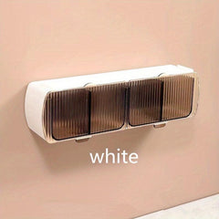 Wall Mounted Seasoning Box Kitchen Storage Salt Seasoning Jar