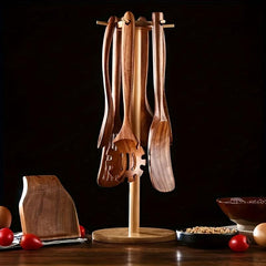 Wooden Tableware Display & Storage Rack for Jewelry & Kitchen Items