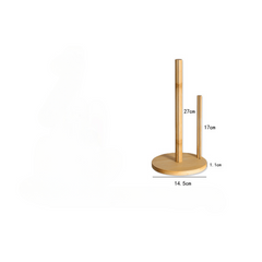 Wooden Bamboo Paper Towel Holder for Kitchen and Restaurant