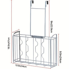 2pcs Kitchen Cutting Board Organizer Holder Over Cabinet And Door Storage Rack