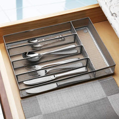 Drawer Organizer 5 Compartment Cutlery Tray Kitchen Storage Divider