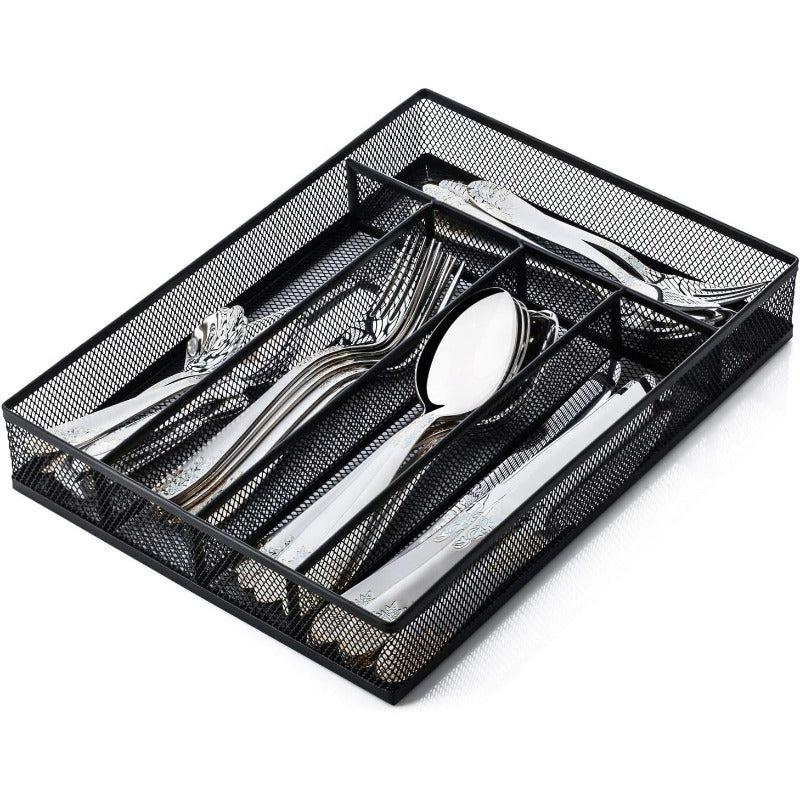 Drawer Organizer 5 Compartment Cutlery Tray Kitchen Storage Divider