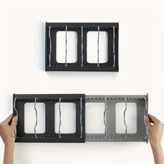 Adjustable Kitchen Pan & Pot Drawer Rack Storage for Pot Lids
