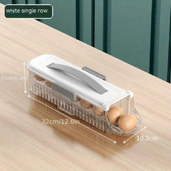 Refrigerator Egg Fresh Keeping Storage Box Rolling Egg Box