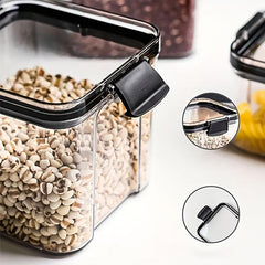 1Pc Food Storage Containers With Lids Candy Jars With Lids Transparent Food Jars