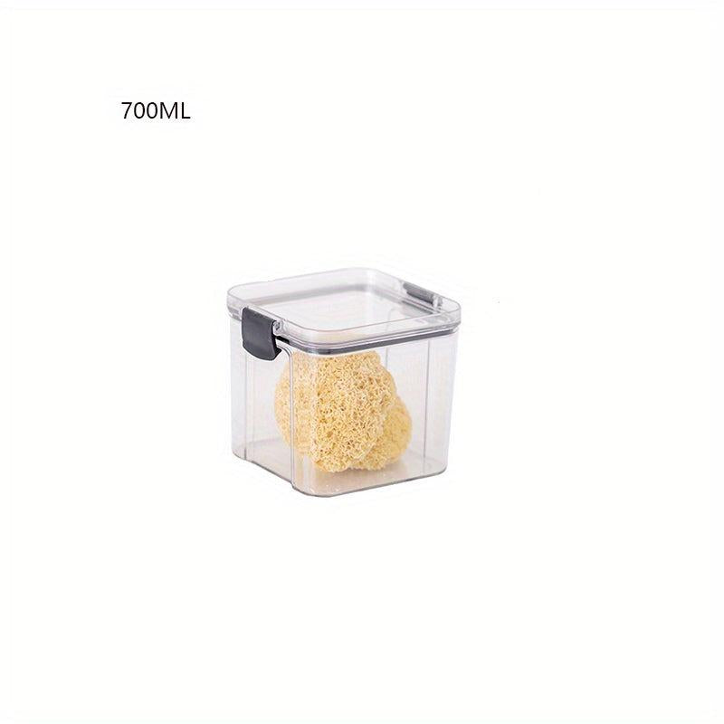 1Pc Food Storage Containers With Lids Candy Jars With Lids Transparent Food Jars