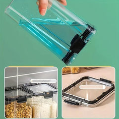1Pc Food Storage Containers With Lids Candy Jars With Lids Transparent Food Jars