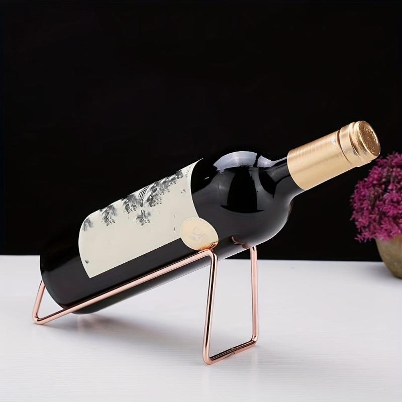 Nordic Red Wine Rack, Stylish Bottle Holder for Living Room, Cabinet, Utensils