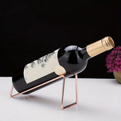 Nordic Red Wine Rack, Stylish Bottle Holder for Living Room, Cabinet, Utensils