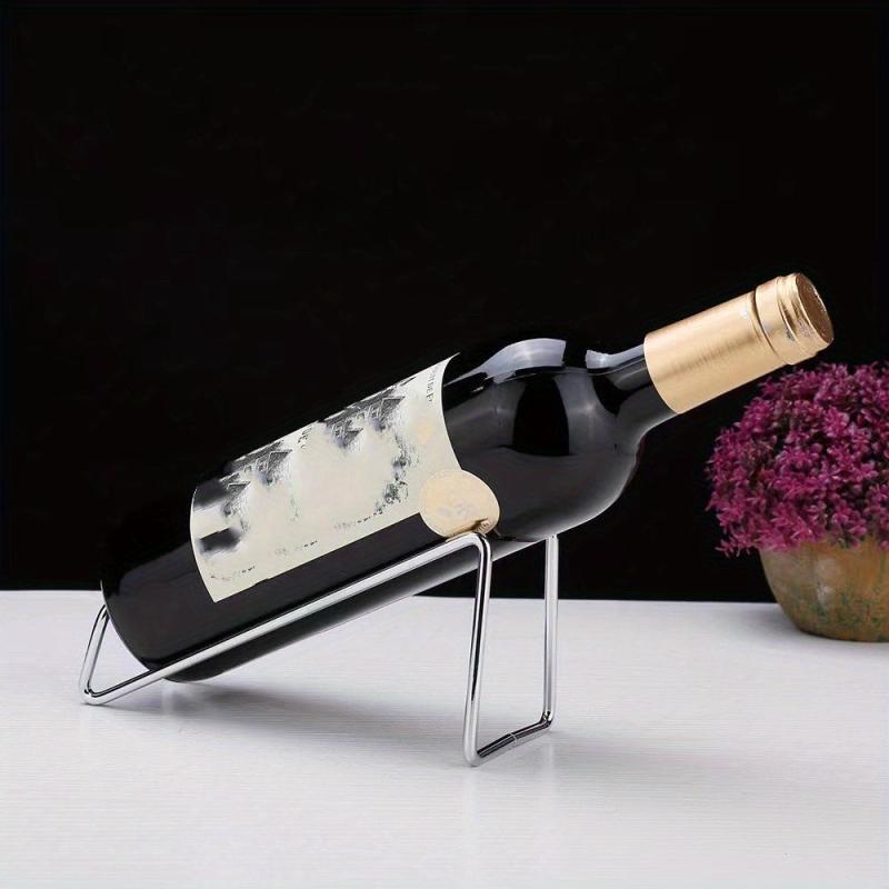 Nordic Red Wine Rack, Stylish Bottle Holder for Living Room, Cabinet, Utensils