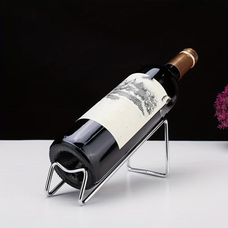 Nordic Red Wine Rack, Stylish Bottle Holder for Living Room, Cabinet, Utensils