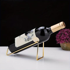 Nordic Red Wine Rack, Stylish Bottle Holder for Living Room, Cabinet, Utensils