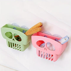 Adhesive Sponge Holder Sink Caddy Kitchen Drain Rack