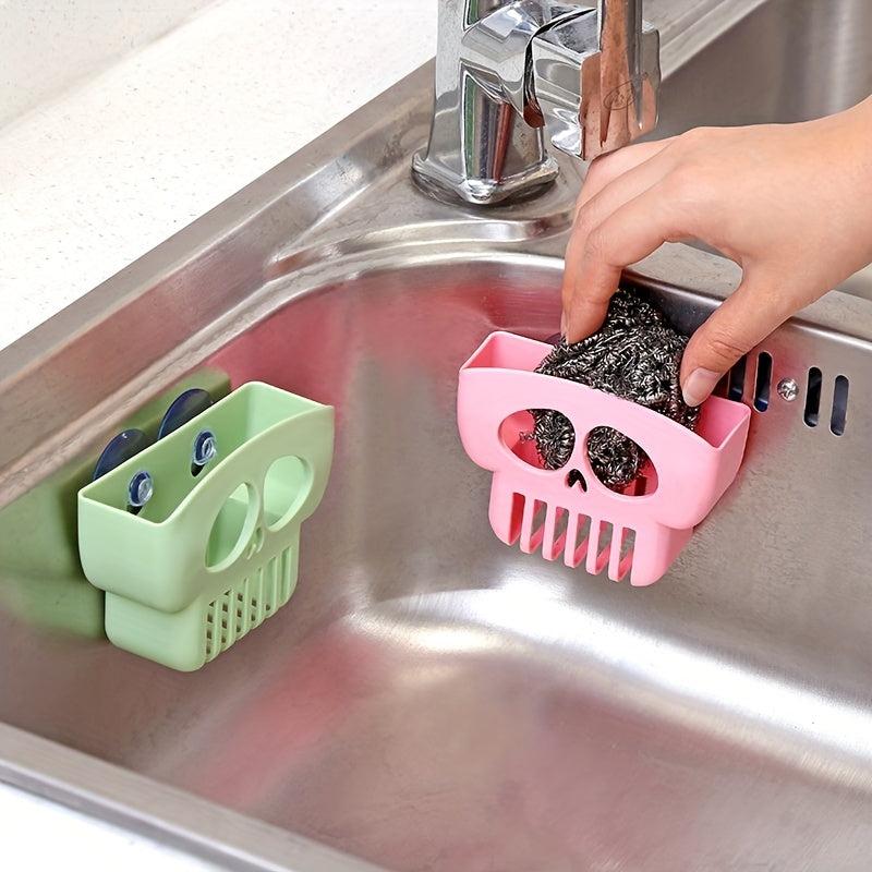 Adhesive Sponge Holder Sink Caddy Kitchen Drain Rack