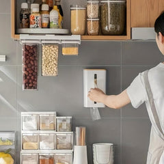 Grid Seasoning Box with Spoon - Kitchen Spice Organizer