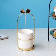 European Kitchen Storage Set Wrought Iron Ceramic for Easy Access