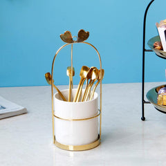 European Kitchen Storage Set Wrought Iron Ceramic for Easy Access