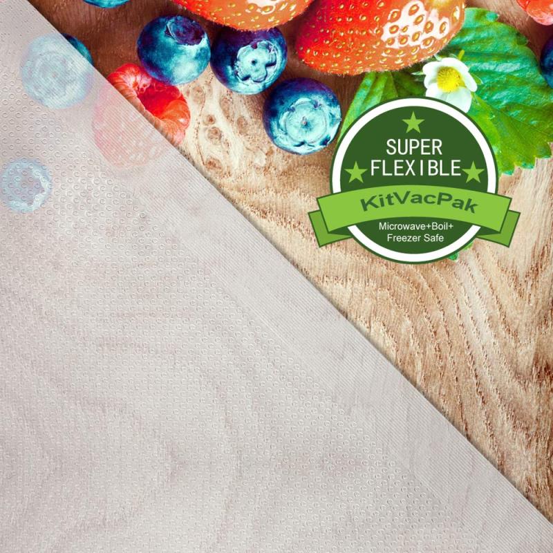 50pcs Diamond Pattern Vacuum Sealer Bags for Food Preservation