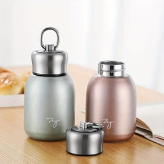 Mini Thermal Mug 10oz Leak-Proof Stainless Steel Bottle for Travel
