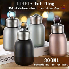 Mini Thermal Mug 10oz Leak-Proof Stainless Steel Bottle for Travel