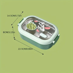 Stainless Steel Lunch Box Portable Office Student Worker School Canteen