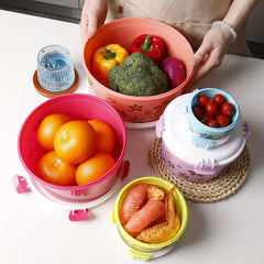 5pc Refrigerator Food Storage Box for School & Work Lunch Camping Picnic