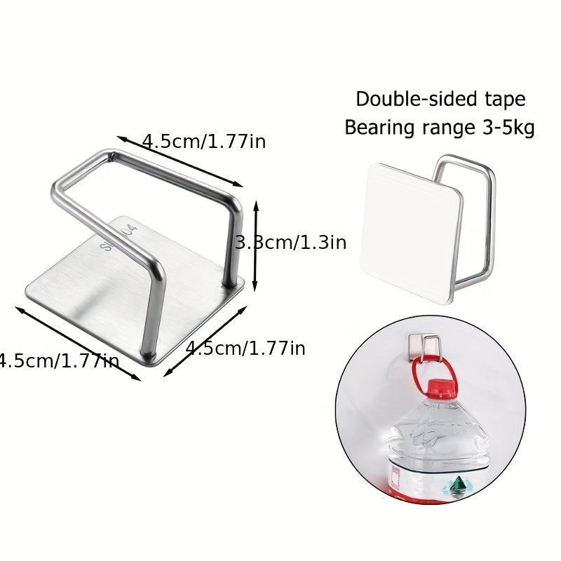 Stainless Steel Sink Sponges Holder Self Adhesive Drying Rack