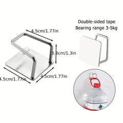 Stainless Steel Sink Sponges Holder Self Adhesive Drying Rack