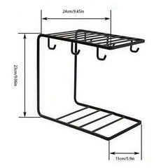 Nordic Style Iron Cup Holder Coffee Cup Plate Holder