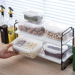 Large Capacity Cuboid Fresh Keeping Box for Food Preservation