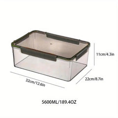 3pcs Stackable Refrigerator Organizer Fruit Vegetable Container