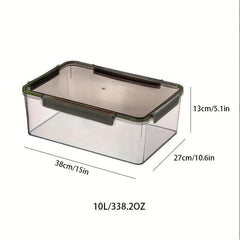 3pcs Stackable Refrigerator Organizer Fruit Vegetable Container