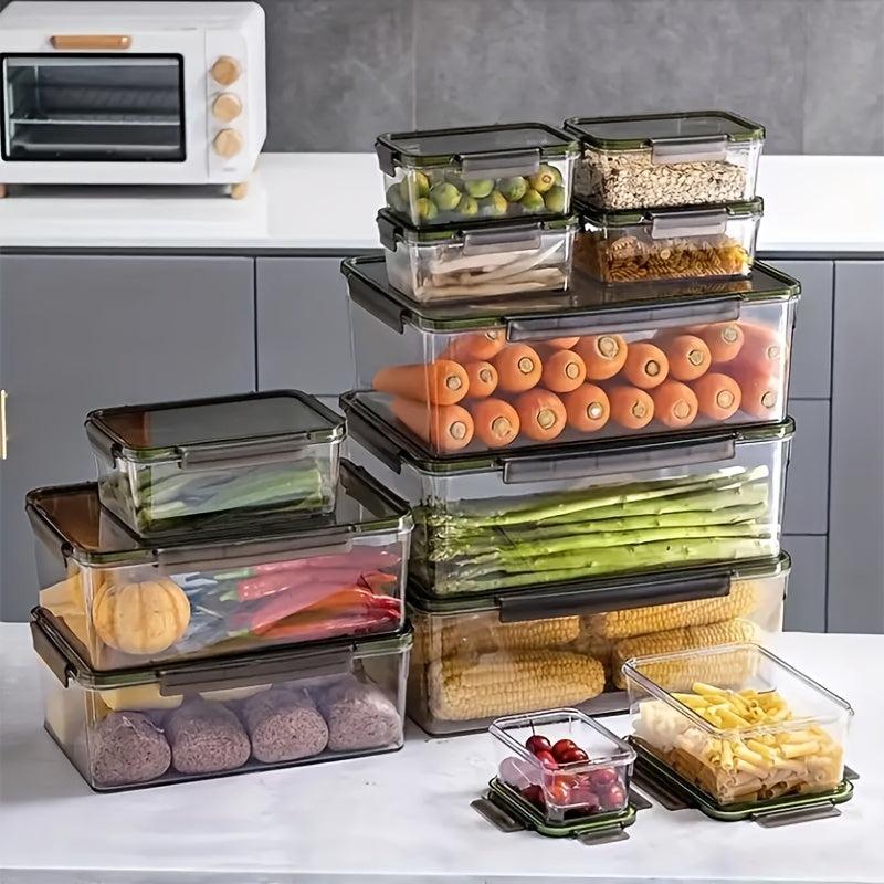 3pcs Stackable Refrigerator Organizer Fruit Vegetable Container