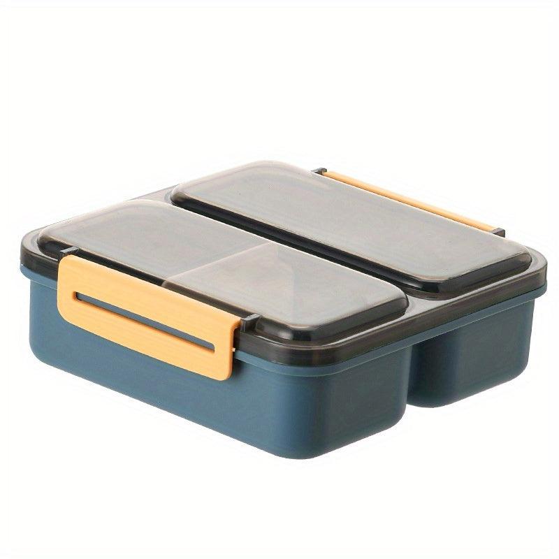 Square Compartment Lunch Box Microwave Safe Bento Box Sealed Lunch Box