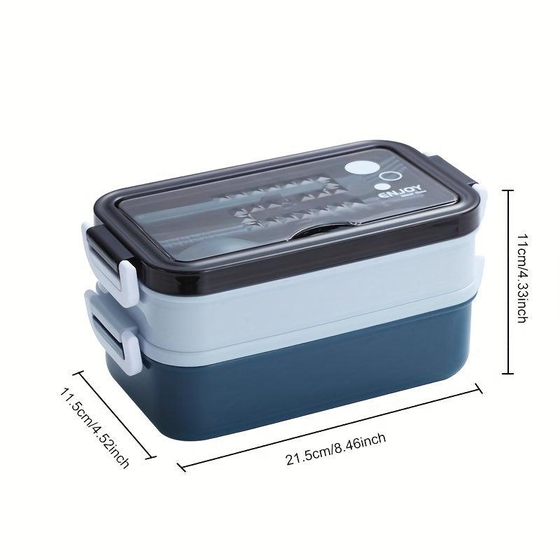 Large Capacity Stainless Steel Lunch Box with Cutlery Insulated Portable