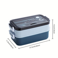 Large Capacity Stainless Steel Lunch Box with Cutlery Insulated Portable